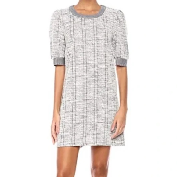 BCBGeneration Puffed Sleeve Mini Shift Dress - Picture 1 of 4